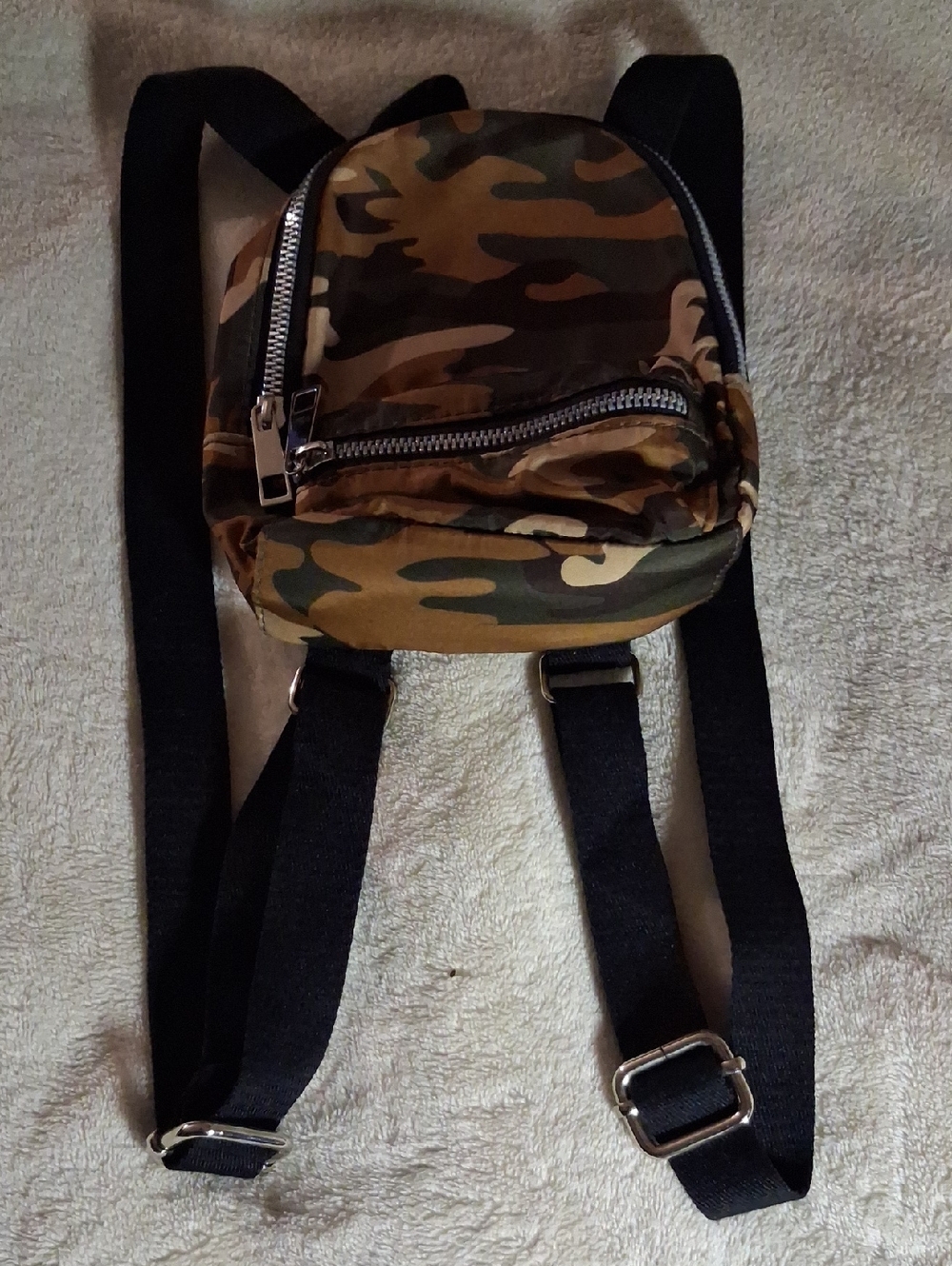 Camouflage Mini Backpack- Camo New No Tags